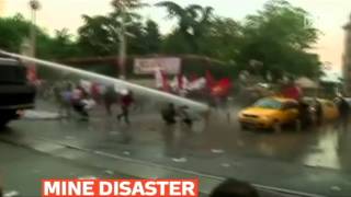 mitv - Hundreds of protesters take to demonstrate against Turkey's worst industrial disaster