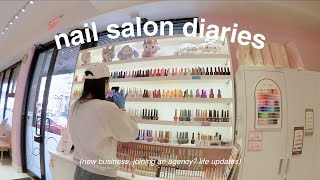 life as a nail salon owner in nyc ⟡ ݁₊ (new business?, joining a nail agency, life updates)