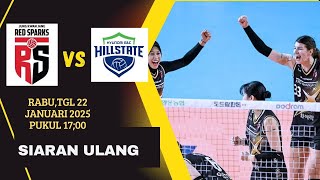 Full Match Siaran Ulang Red Sparks Vs Hyundai Hillstate