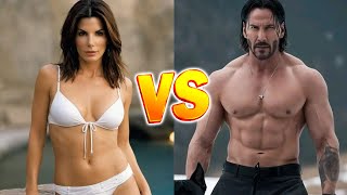 Sandra Bullock VS Keanu Reeves Transformation 2025 ⭐ Who Is Better?