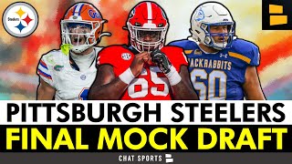 Final 2024 Steelers Mock Draft: Omar Khan TRADES DOWN In RD1 Of The NFL Draft & Takes Amarius Mims!