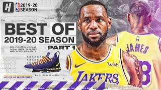 LeBron James BEST Lakers Highlights from 2019-20 NBA Season! EPIC Beast Mode! (Part 1)
