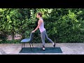 reverse lunge with chair assist