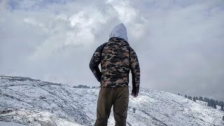 Heavy Snowfall in Dudu Basantgarh || Enjoying Snowfall ⛷️🌨️