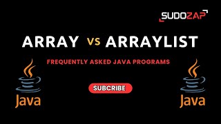 Array vs ArrayList in Java: Key Differences Explained | @sdetchamp #sudozap #javaprogramming #sdet