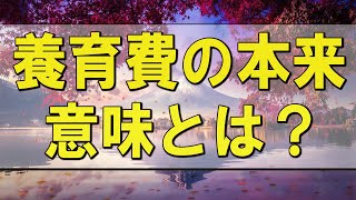 テレフォン人生相談 🌄  養育費未納の相談！養育費の本来の意味とは？!加藤諦三＆大迫恵美子!人生相談