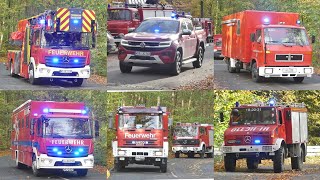 [FEUER IM SCHLOSS MARIENBURG] Einsatzfahrten Feuerwehr Region Hannover und Landkreis Hildesheim