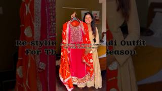 9 Day 9 Outfit - Restyling My Mehndi Outfit For This Festive Season | Getting Ready For Navratri