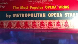 Opera Arias Record Album By The Metropolitan Opera Stars