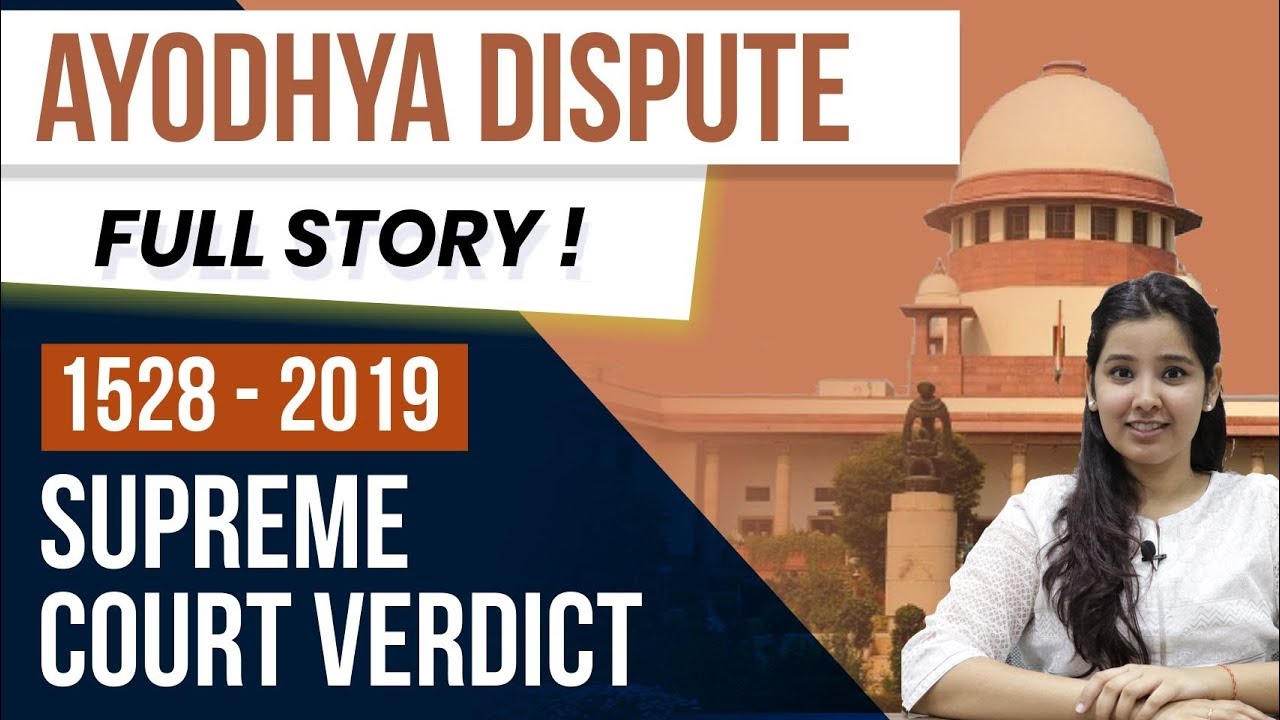 Ayodhya Verdict: Highlights Of Ram Mandir - Babri Masjid Case | 2019 ...