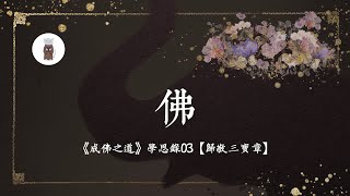 12分鐘了解「佛」到底是什麼？【《成佛之道》學思錄03】