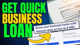How to Get Quick Business Loan for Small Business