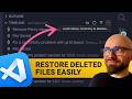 VS Code Tips — How To Restore Deleted Files Easily Using Local History