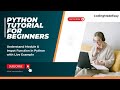 Python Tutorial For Beginner | How To Use Import & Module in Python | Live Example #coding