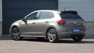 Volkswagen NEW Polo R-Line 2018 Limestone Grey Full LED 16 Sebring walk around & Inside Detail