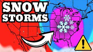 Back-to-Back Snowstorms Coming - 80 Cities Forecast...
