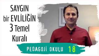 Pedagoji Okulu 18 - Saygın Bir Evliliğin 3 Temel Kuralı - Pedagog Adem Güneş