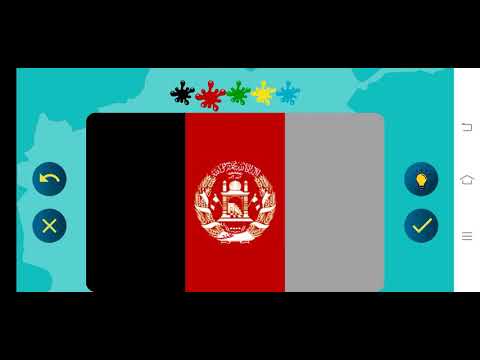 FLAGS coloring of Asia - Clipzag.com