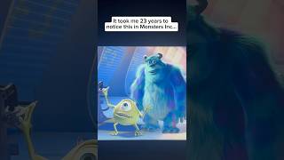 Did you notice this in Monsters Inc?😱😱😱 #monstersinc #disney #shorts