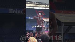Lil Durk altercation with fan for disrespecting King Von 😱 @ohmy rotterdam - performs king von live