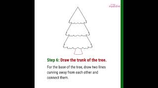 How to Draw a Christmas Tree | Christmas Tree Drawing #christmas2025