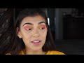 huda beauty neon orange palette tutorial chelseasmakeup