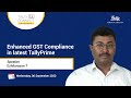 Enhanced GST Compliance in latest TallyPrime | Ezhilarasan T | Tally CA Connect
