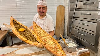 Turkish Street food that you can't refuse! Cooking An Unforgettable Pide 🔥🔥🔥