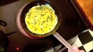 Two-Egg Omelet with Basil \u0026 Gruyere