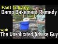 Wet Basement and Odor Eliminator DIY