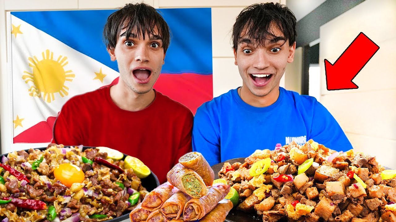 Trying FILIPINO FOOD For The First Time! - YouTube