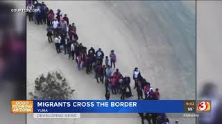 Over 300 migrants tried to cross into Yuma in 1 day