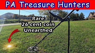 Metal Detecting Adventure Found Rare 26-Cent Piece!