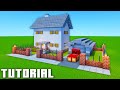 Minecraft Tutorial: How To Make A Suburban House 2