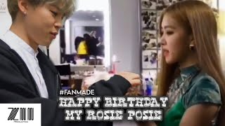 SUPRISE BIRTHDAY FOR ROSE BLACKPINK || HAPPY BIRTHDAY MY ROSIE POSIE || JIROSE || FANMADE
