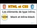 Inline, block and inline-block elements [CHTS12]