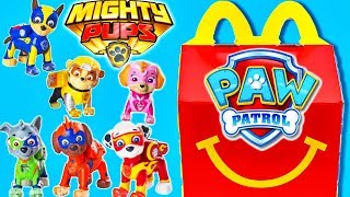 Paw Patrol Mighty Pups Movie Toys Mcdonalds Happy Meal Superhero Toy!