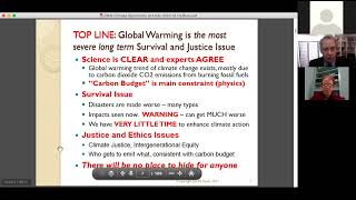 Jan Dash, PhD: Climate Change: Opportunity and Risk