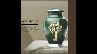 Cremation Urn for Human Ashes, Tree of Life Funeral Urn, Wooden Urn for Adult ashes,