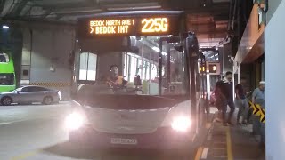 SBS Transit Feeder Bus Service 225G Hyperlapse(Loop)