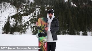 2019 / 2020 | Never Summer Funslinger Snowboard | Video Review