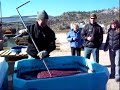 kirby froese winemaker punch down pinot noir for tour oct 2009