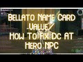 Bellato Name Card / How To Fix Item Combination Disconnection - RF Online PlayPark Desolation