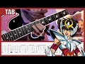 [TAB] Saint Seiya OP1 - Pegasus Fantasy Cover | Guitar Tab | Lesson | Tutorial