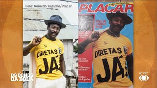 Neto mostra foto histórica de Pelé pedindo "Diretas Já" e critica Neymar