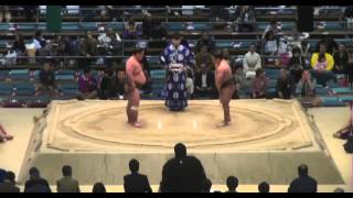 Chiyosakae vs Dewahayate Day 13 Sumo Haru Basho March 2014