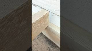 Woodworking guide from experienced carpenter. How to securely fasten beams #shorts #tips #skills