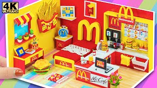 ❤️ How To Make Miniature McDonalds Bedroom from Cardboard ❤️ DIY Miniature Cardboard House #87 ❤️