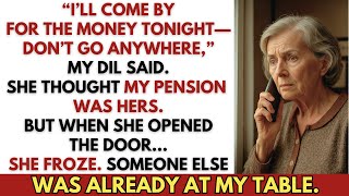 Right after hearing about my pension, my DIL said, “We’ll come by for the money tonight.”