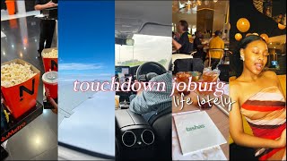 #vlog : first vlog of 2025, touchdown JHB and more || SOUTH AFRICAN YOUTUBER